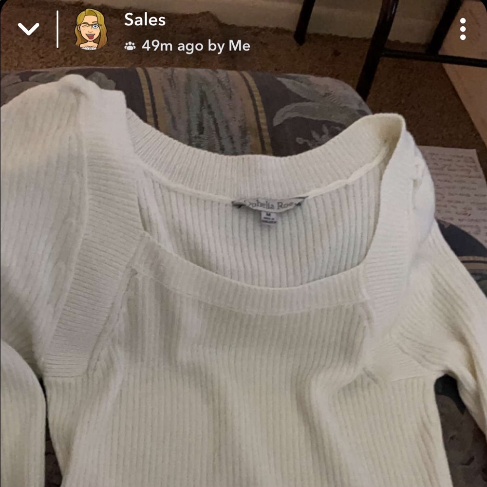 Ophelia Co brand, color white size medium
